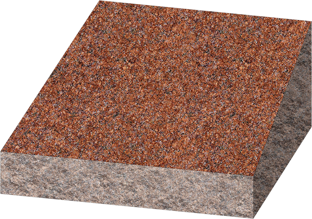 2-0 x 1-0 x 0-10 Bevel Wisconsin Red